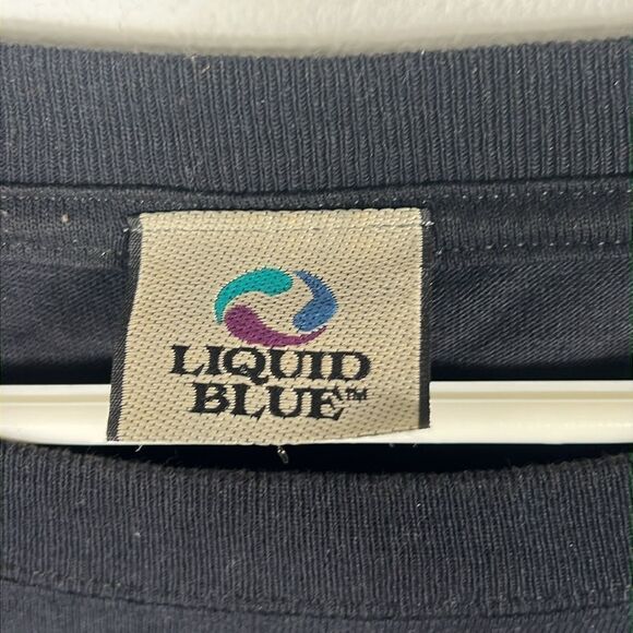 🔥💀 Vintage 2002 LIQUID BLUE Purple  Dragons AOP Horror Tee 3XL - SUPER RARE!! - Picture 4 of 9